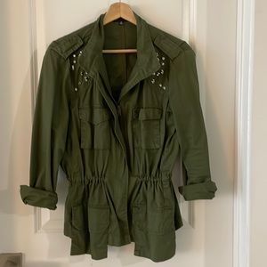 Army green light weight jacket